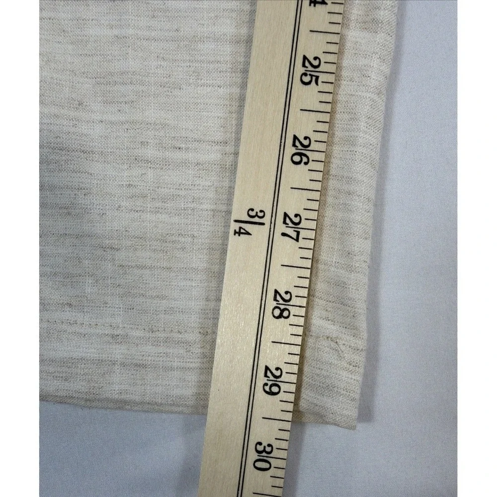 John Blair Drawstring Pants Men's L Beige Pull On Elastic Waist Casual Relaxed